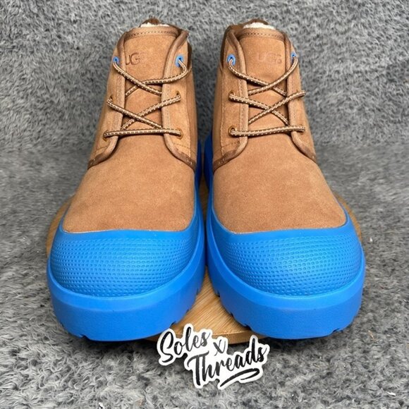 UGG Neumel Weather Hybrid Waterproof Chukka Size 11 Men Chestnut Blue 1143991 - Picture 3 of 6